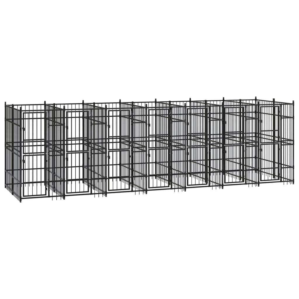 Koiran Ulkohäkki Teräs 1,84 M²
