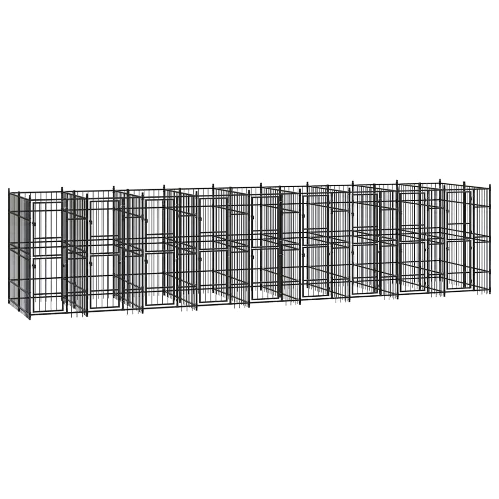 Koiran Ulkohäkki Teräs 1,84 M²