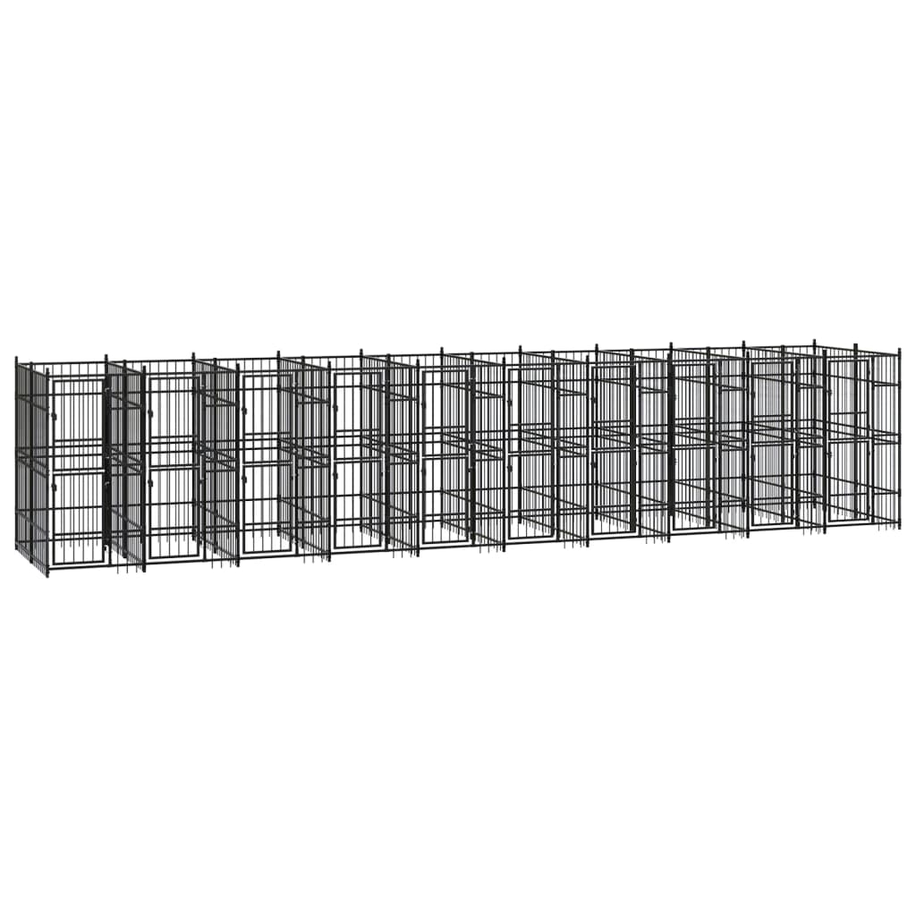 Koiran Ulkohäkki Teräs 1,84 M²