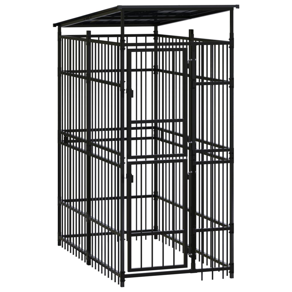 Koiran Ulkohäkki Teräs 1,84 M²