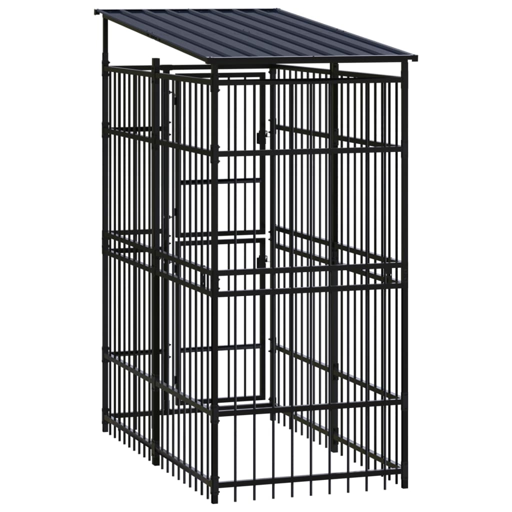 Koiran Ulkohäkki Teräs 1,84 M²