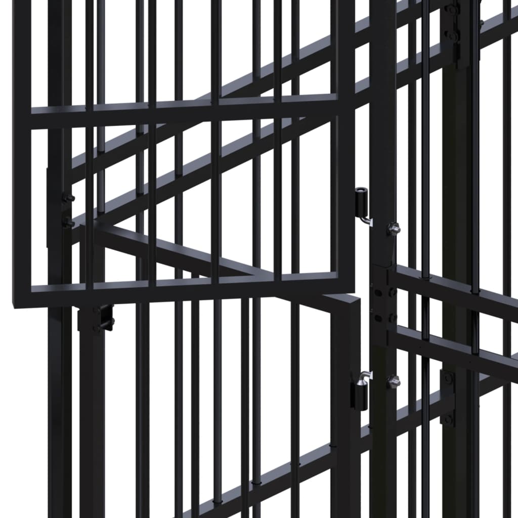 Koiran Ulkohäkki Teräs 1,84 M²