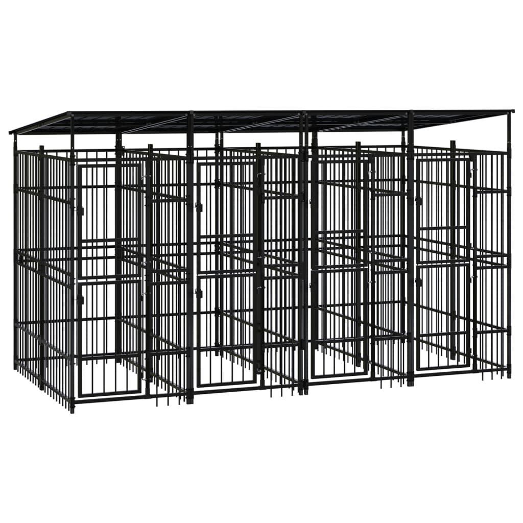 Koiran Ulkohäkki Teräs 1,84 M²