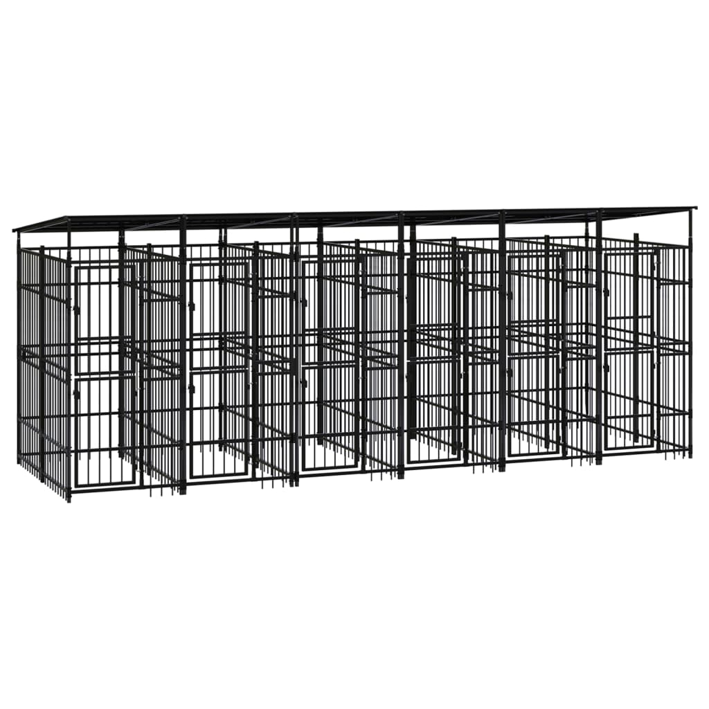 Koiran Ulkohäkki Teräs 1,84 M²