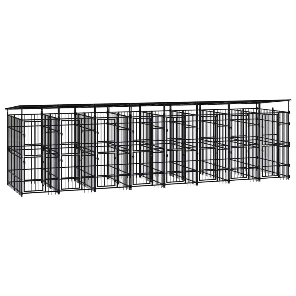 Koiran Ulkohäkki Teräs 1,84 M²