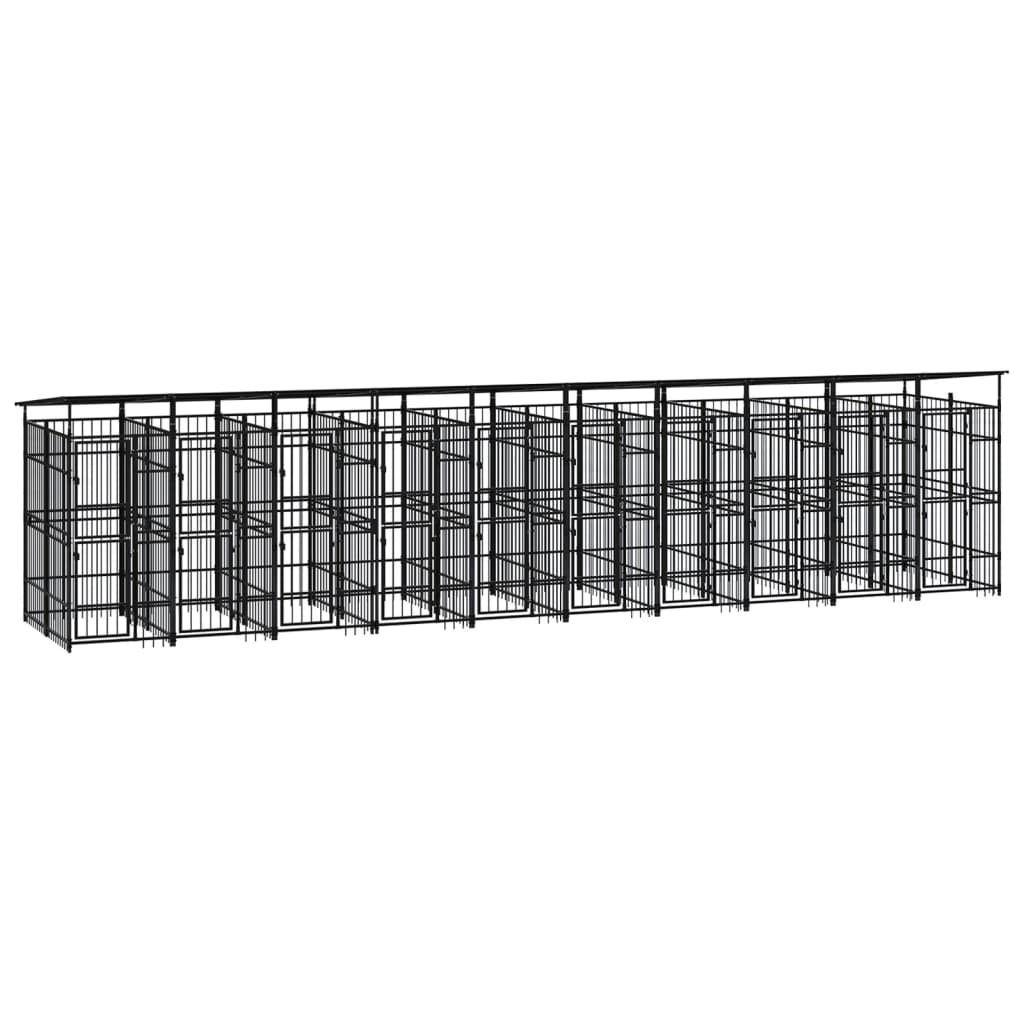 Koiran Ulkohäkki Teräs 1,84 M²
