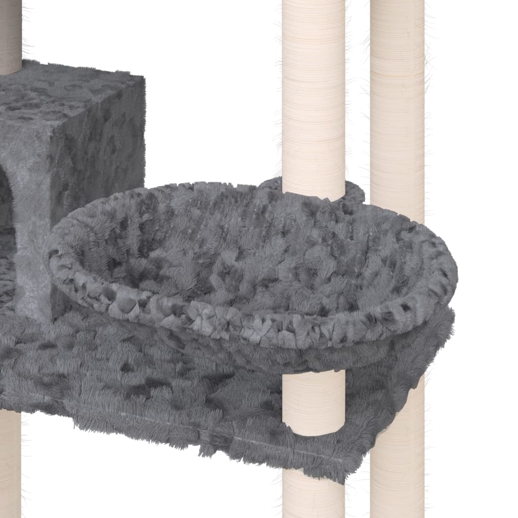 Kissan Kiipeilypuu Sisal- Raapimispylväillä 131 Cm