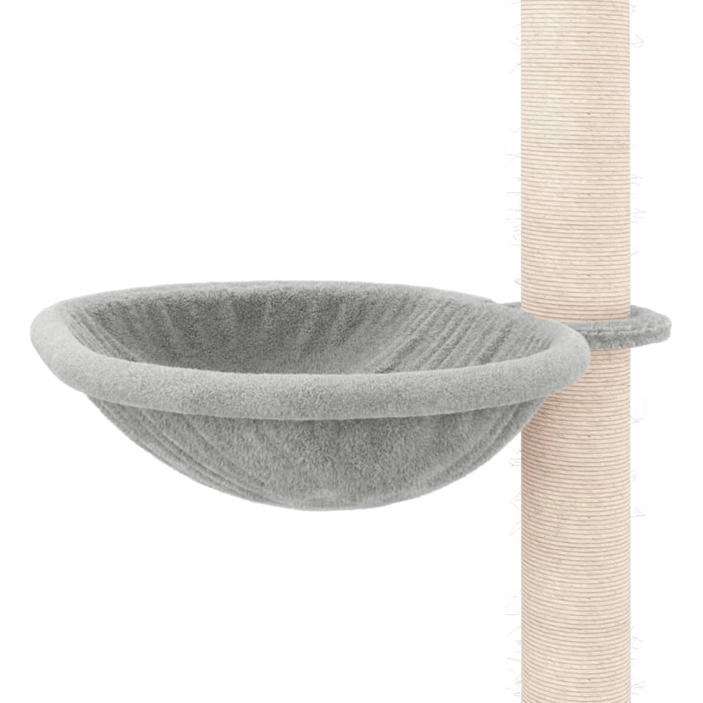 Kattoon Asti Yltävä Kissan Kiipeilypuu V.harmaa 263,5-289,5 Cm