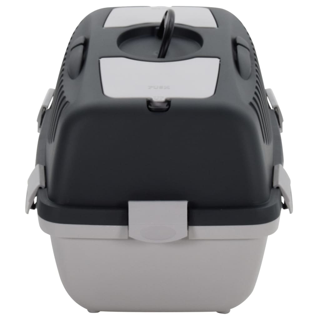 Lemmikin Kuljetuslaatikko Harmaa Ja Musta Pp