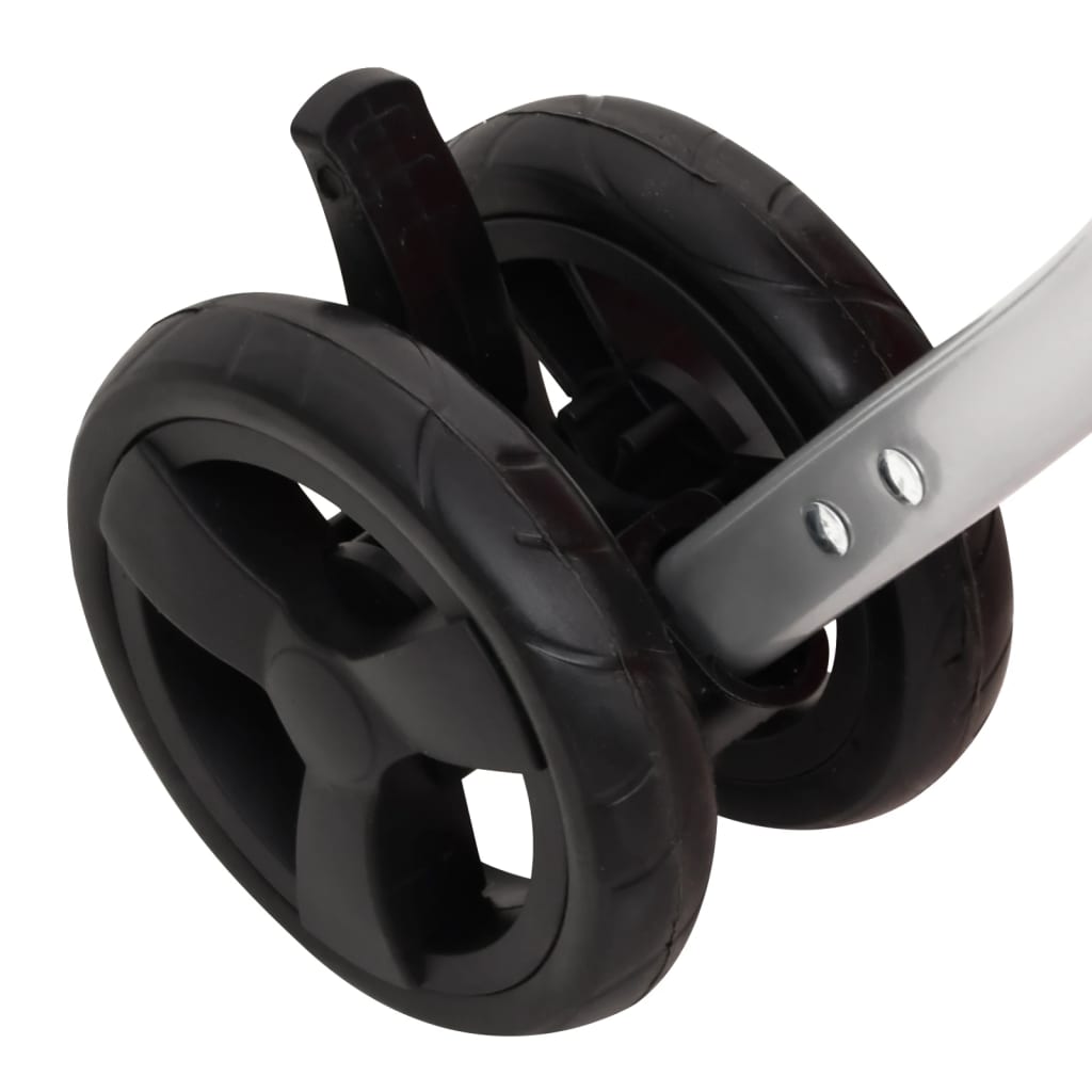 Taitettavat 2-Tasoiset Koiranrattaat 83X48X97Cm Kangas