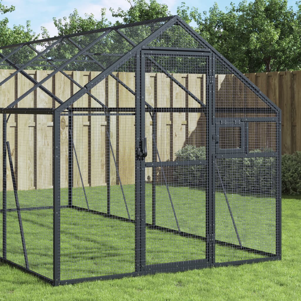 Aviaario 1,79X4X1,85 M Alumiini