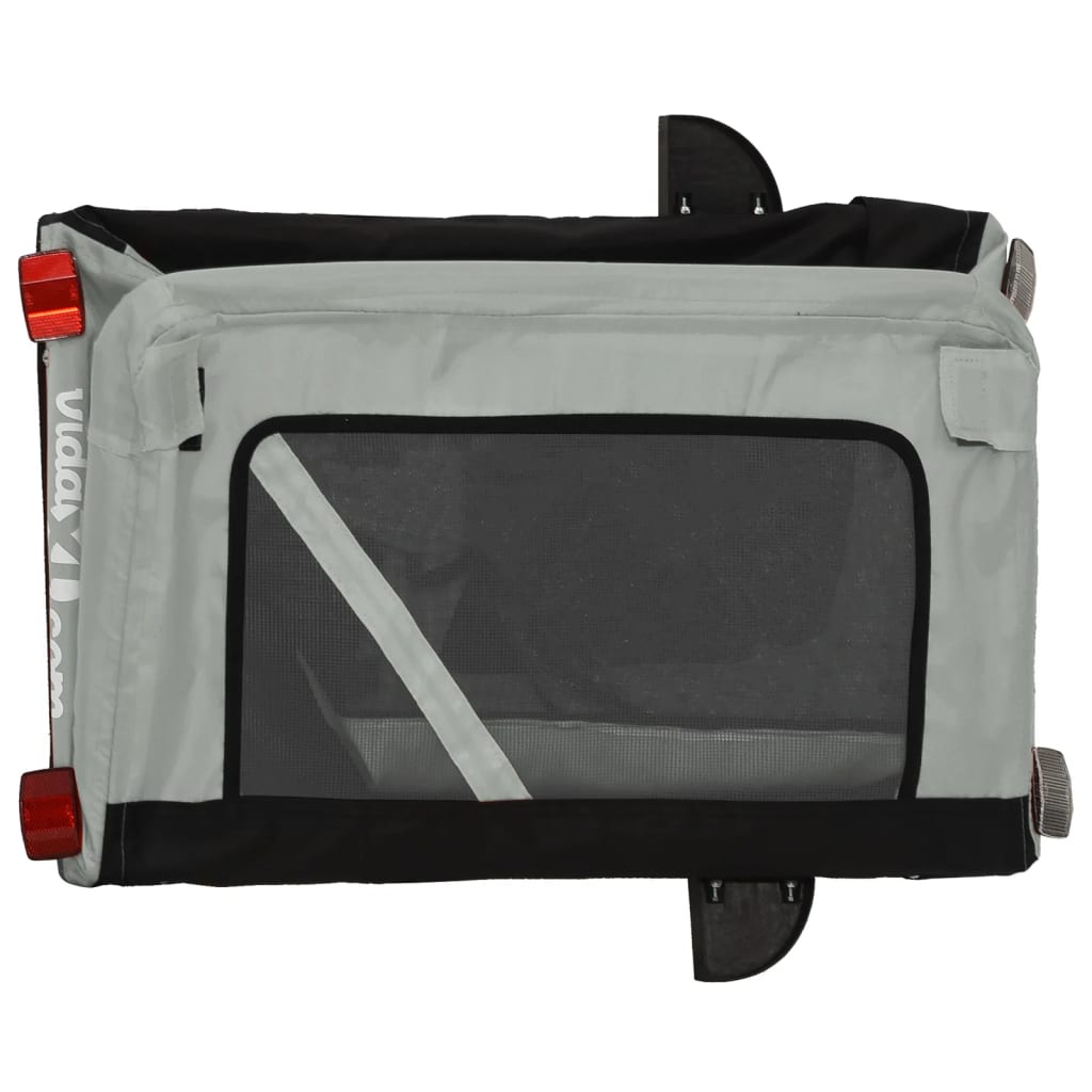 Lemmikinkuljetuskärry Polkupyörään /Musta Kangas Ja Rauta