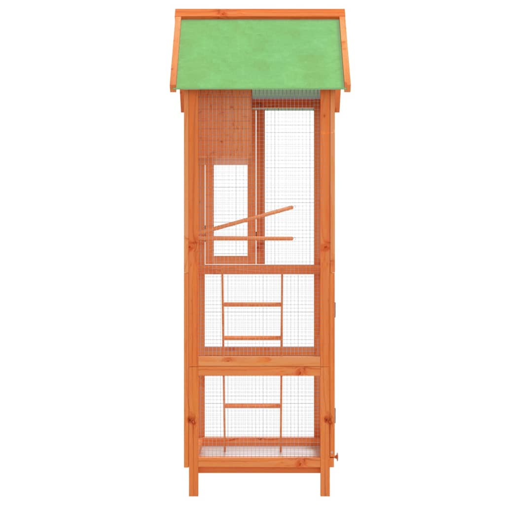 Lintuhäkki 60X58,5X160 Cm Täysi Mänty