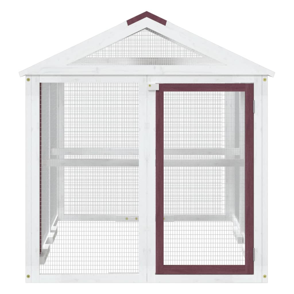 Juoksuhäkki 141X94X104 Cm Täysi Mänty