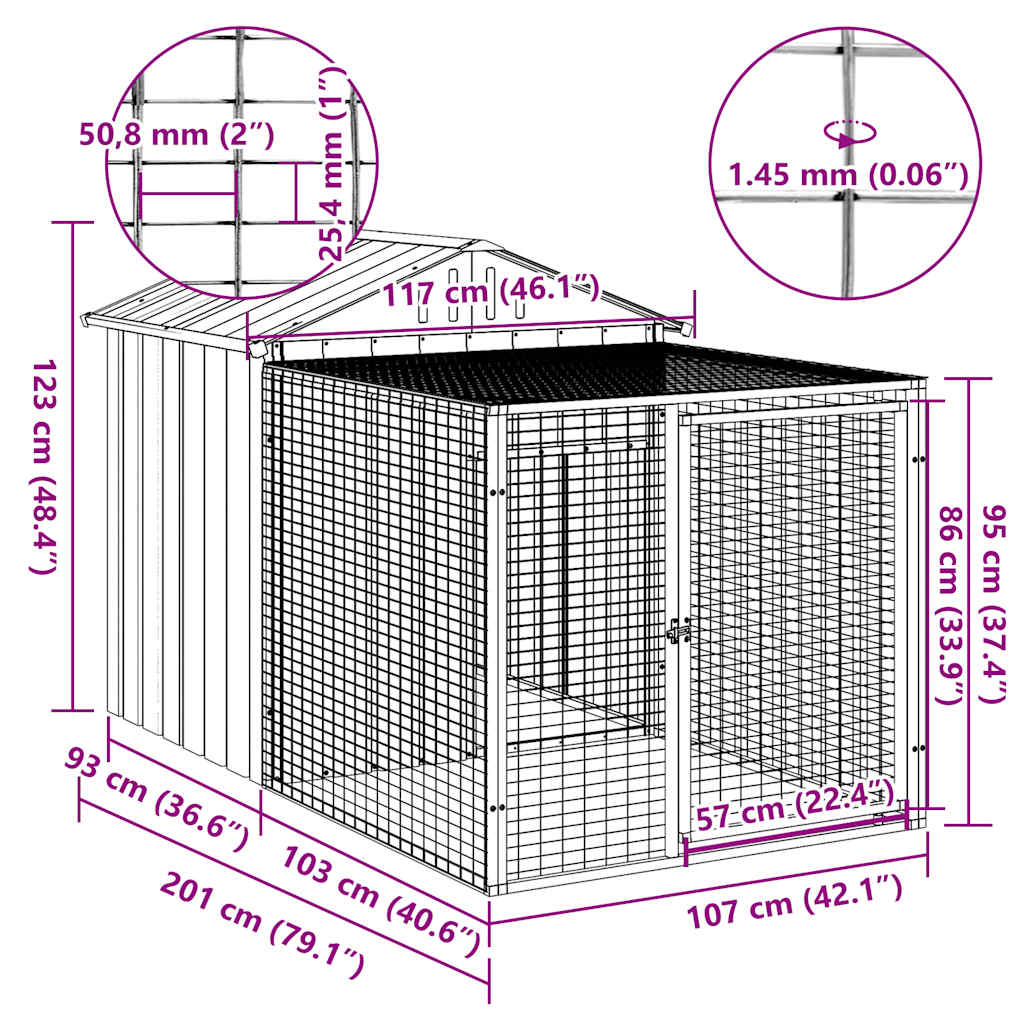 Kanakoppi/Ulkotila V.harmaa Galvanoitu Teräs