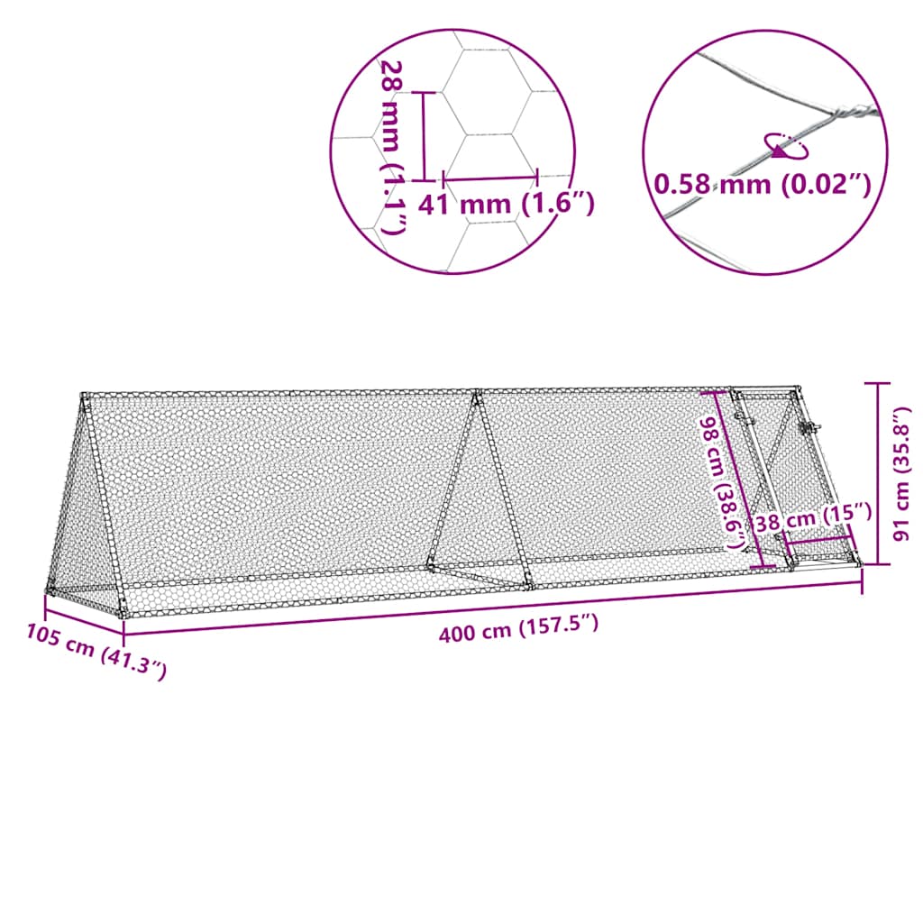Kanahäkki Hopea Galvanoitu Teräs