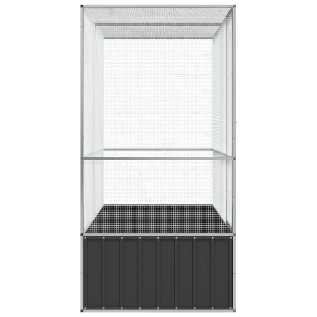 Aviaario Hopea 210,5X107X212 Cm Teräs