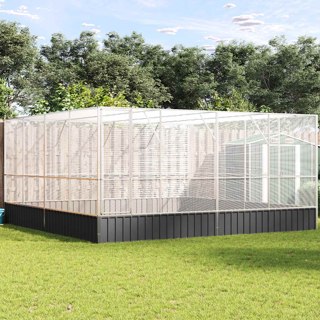 Aviaario Hopea 210,5X107X212 Cm Teräs