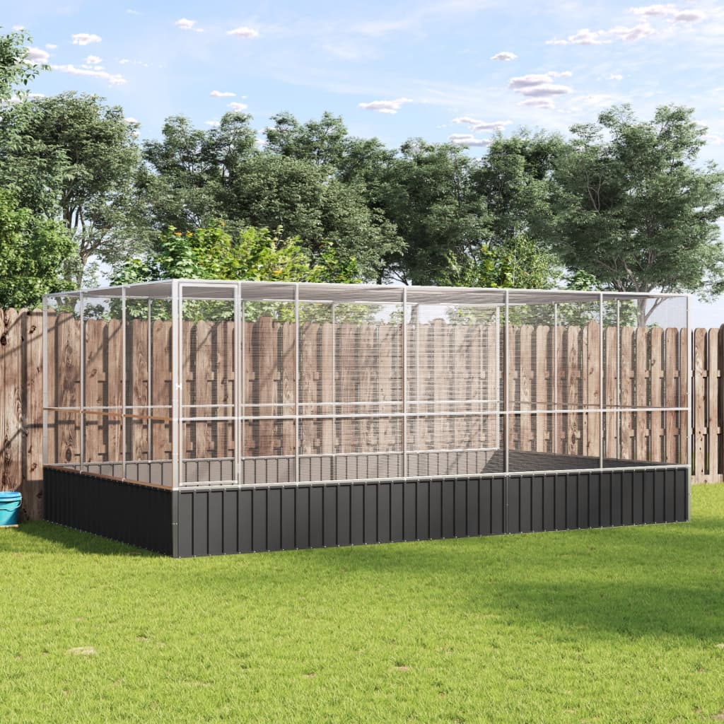 Aviaario Hopea 210,5X107X212 Cm Teräs