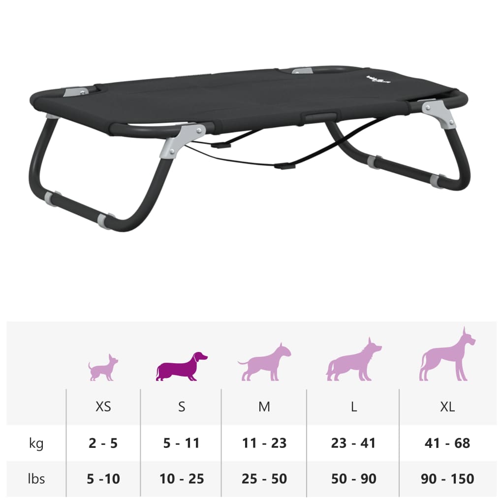 Taitettava Koiransänky Antrasiitti Oxford Kangas Ja Teräs