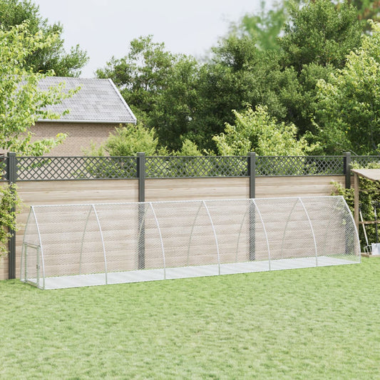 Kaninkoppi Hopea 600X105X120 Cm Galvanoitu Teräs