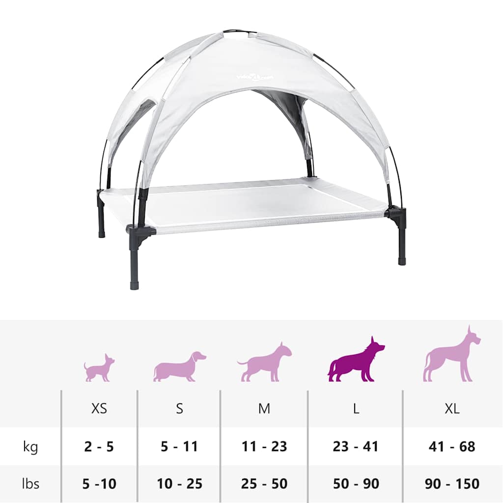 Koiran Peti Hopea Harmaa L Teräs