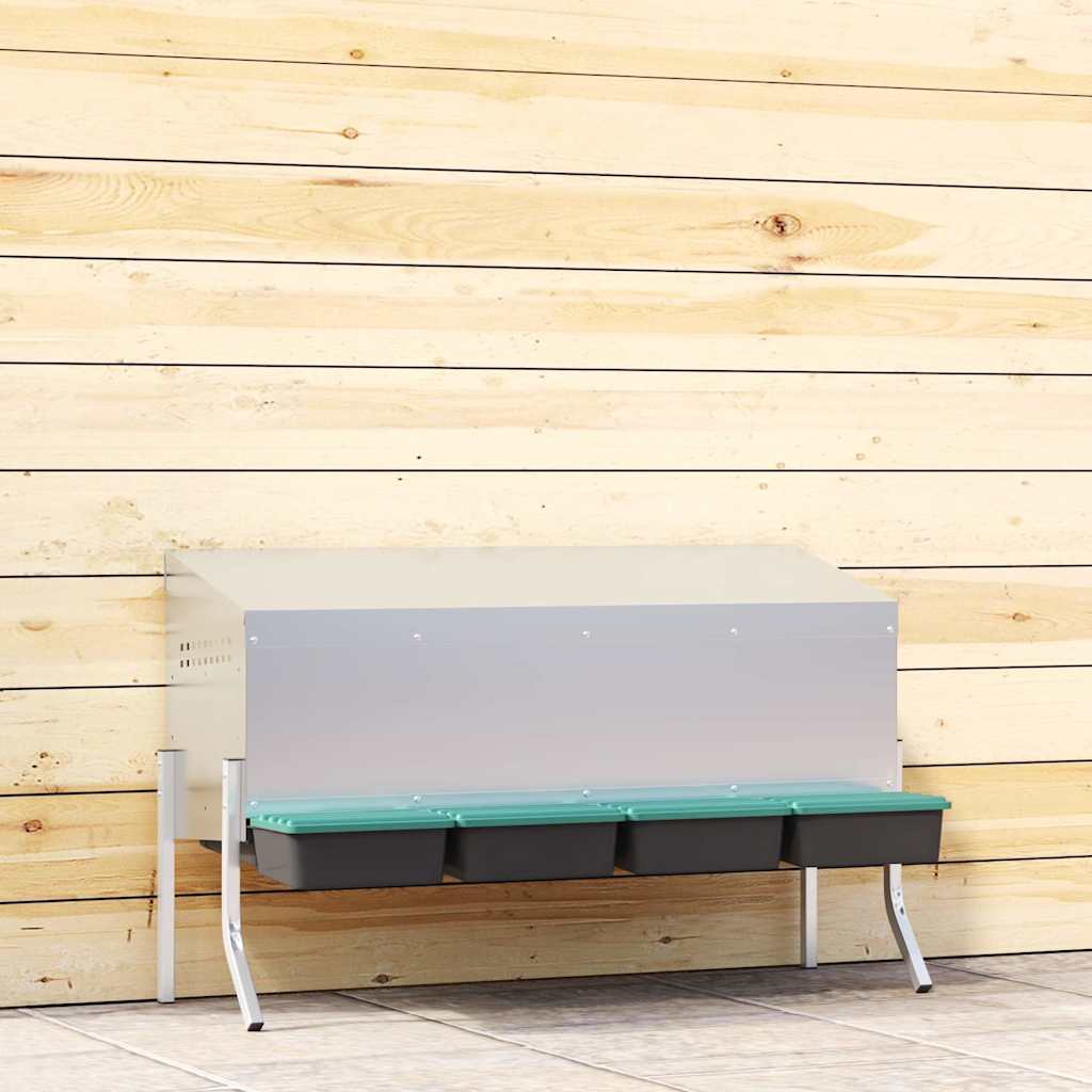 Kanan Pesälaatikko 3 Lokeroa Jaloilla Galvanoitu Teräs