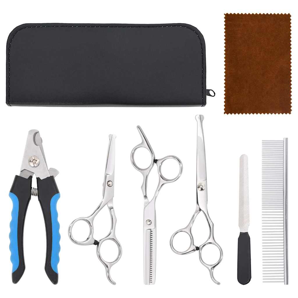 5-Osainen Koirien Trimmaussaksisarja Ruostumaton Teräs