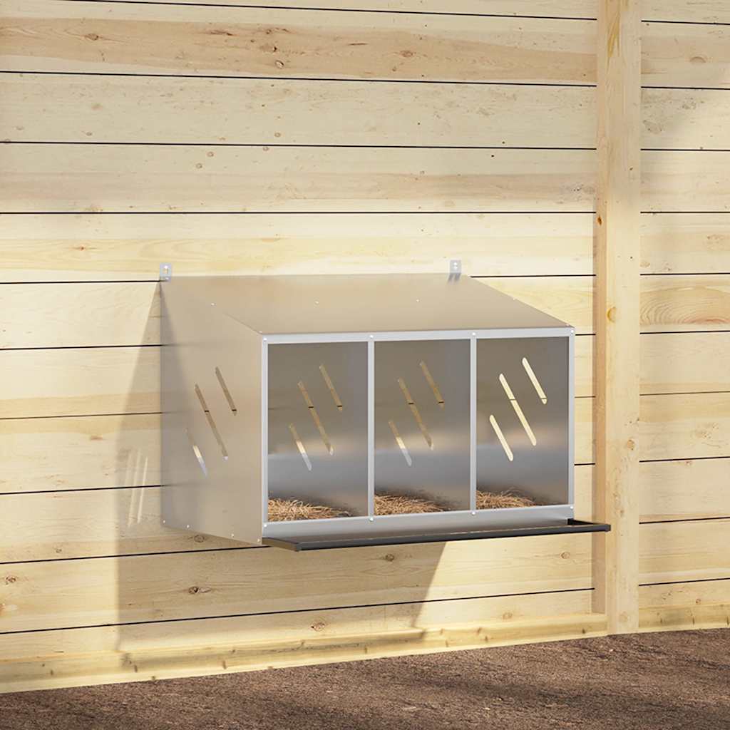 Kananpesälaatikko, Jossa 8 Lokeroa Ä Metallia