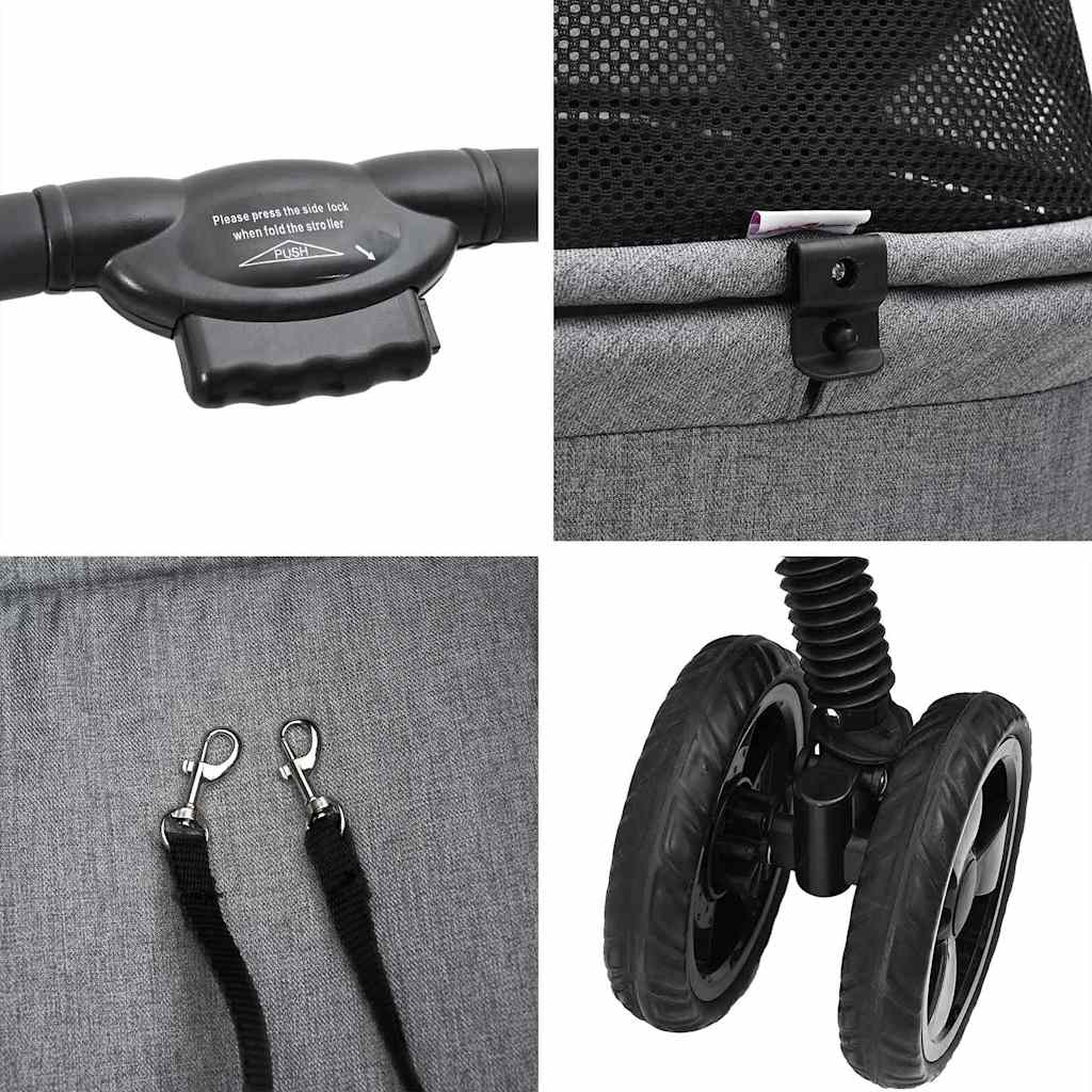 Käytävä Lemmikkiratkaisu Säädettävä Harmaa 81 X 47 X 99 Cm