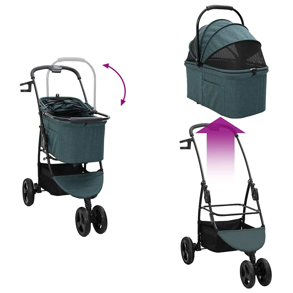 Käytävä Lemmikkiratkaisu Säädettävä Vihreä 78 X 54 X 101 Cm