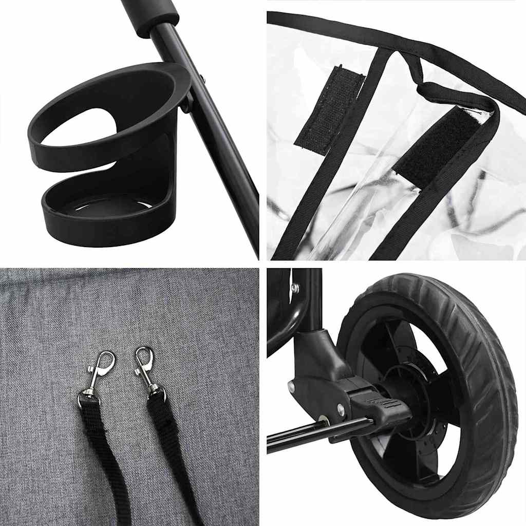 Käytävä Lemmikkiratkaisu Säädettävä Harmaa 78 X 54 X 101 Cm