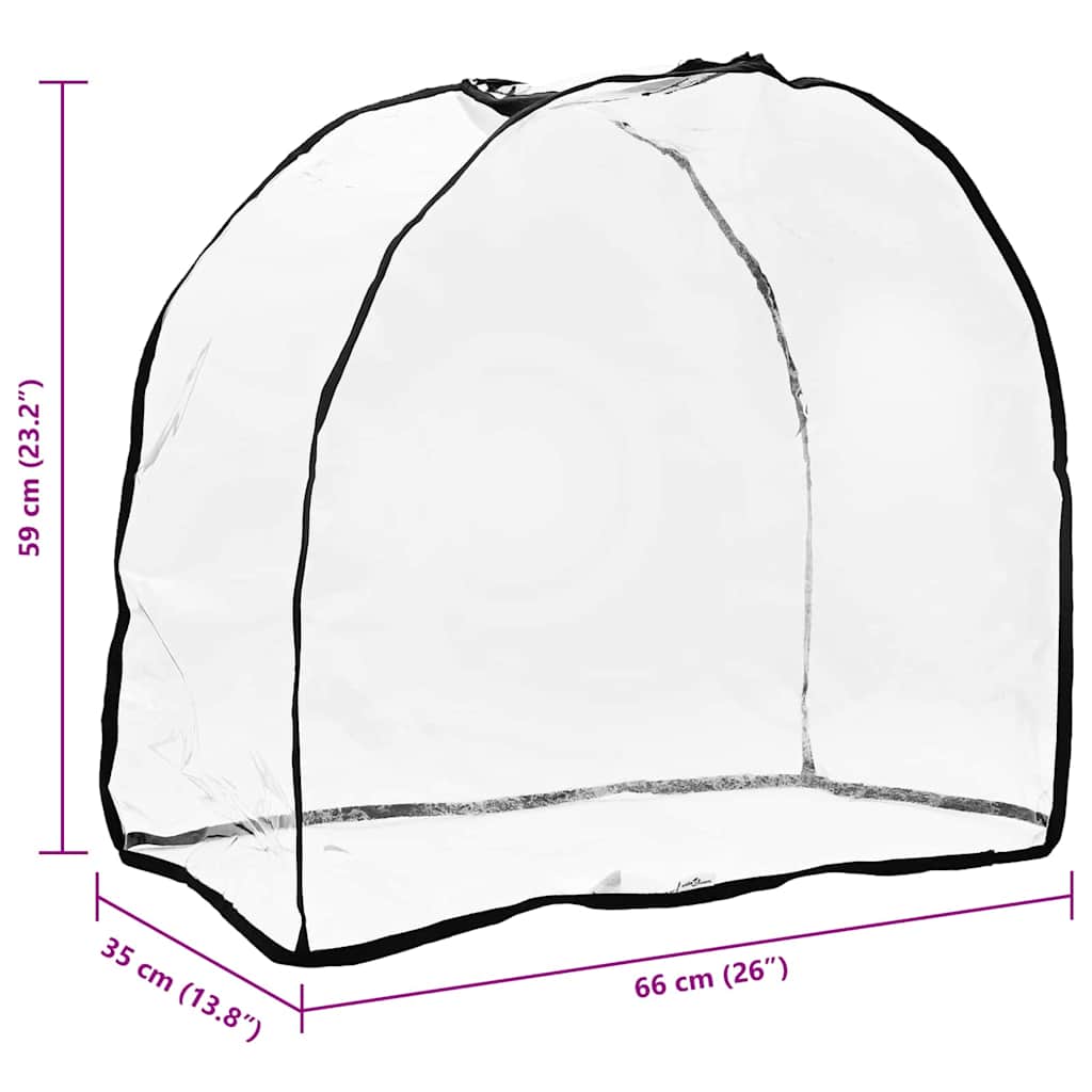 Lemmikkivaunujen Kansi Muut Läpinäkyvä 65 X 32 X 57 Cm