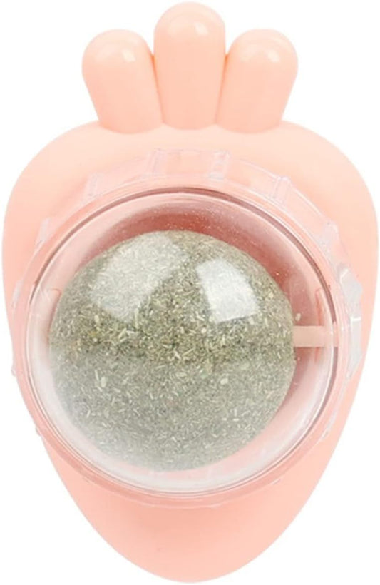 Catnip  Self Adhesive Carrot Shape Toy