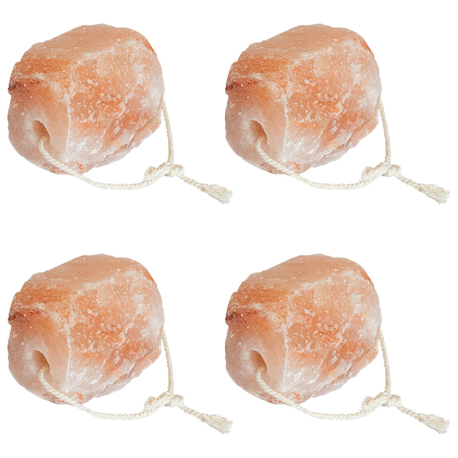 Suolalohkot 4 Kpl Naruilla Kotieläimille 10 Kg Vaaleanpunainen