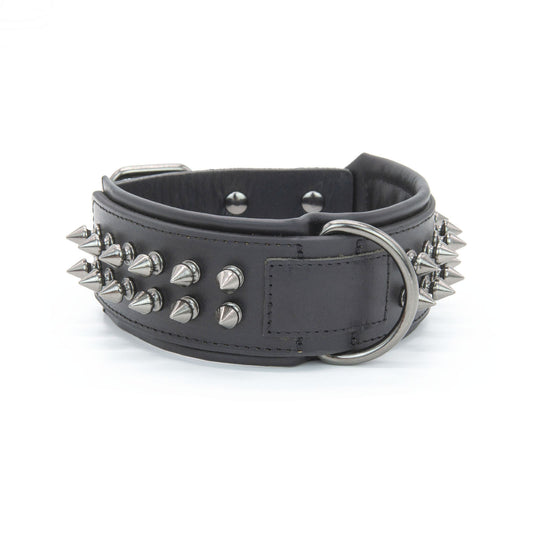 Studded Leather Collar
