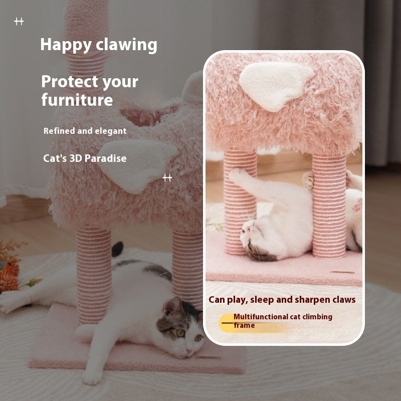 Sisal Flamingo Cat Scratching Tree