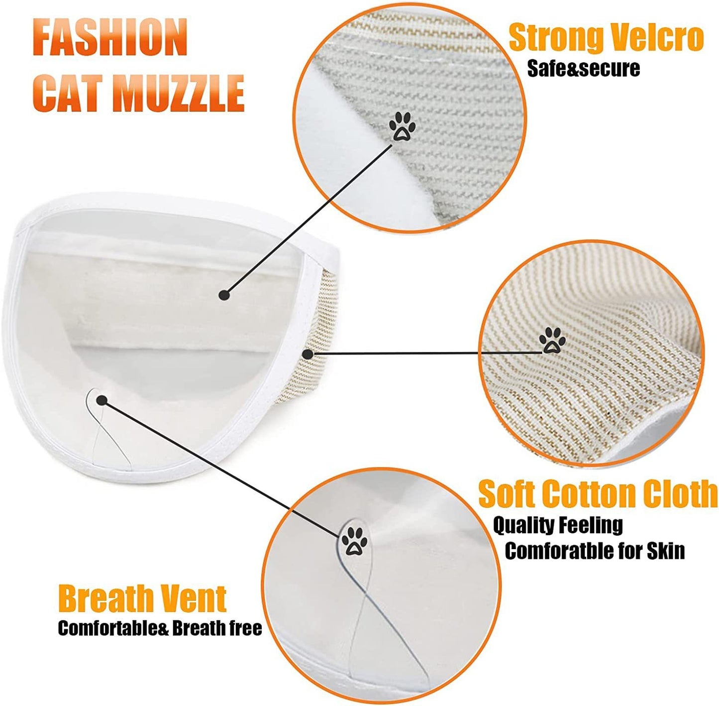 Anti Bite Puppy, Kitten Muzzles Mask
