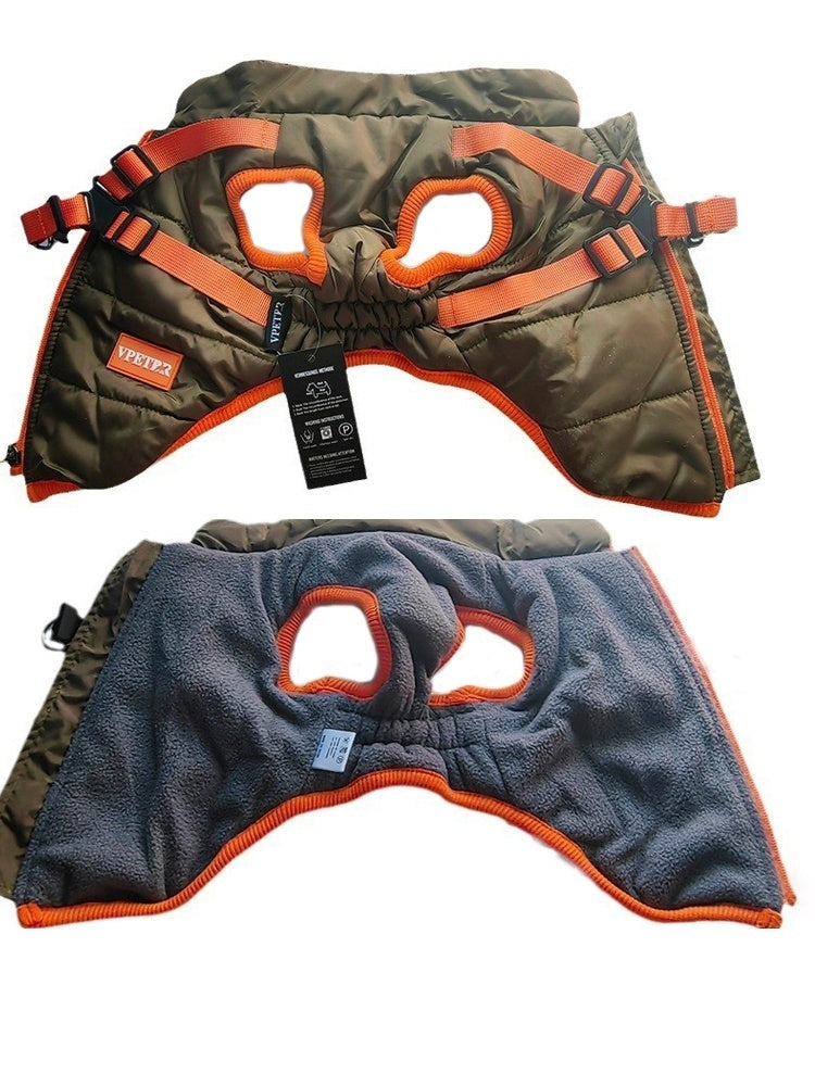 Thick Cotton-padded Vest For Small And Medium Sized Dogs