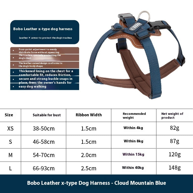 Dogs X Chest-back Harness