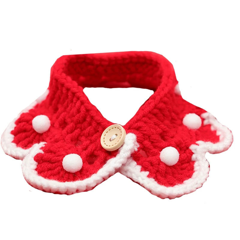 Pet  Wool Knitted Collar