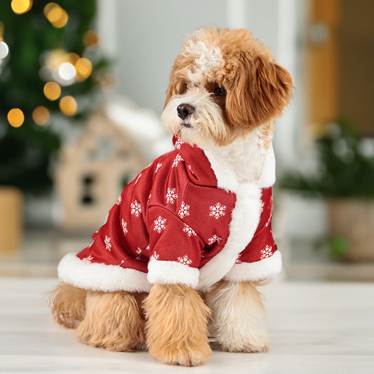 Cute Christmas Fleece-lined Pet Clothes