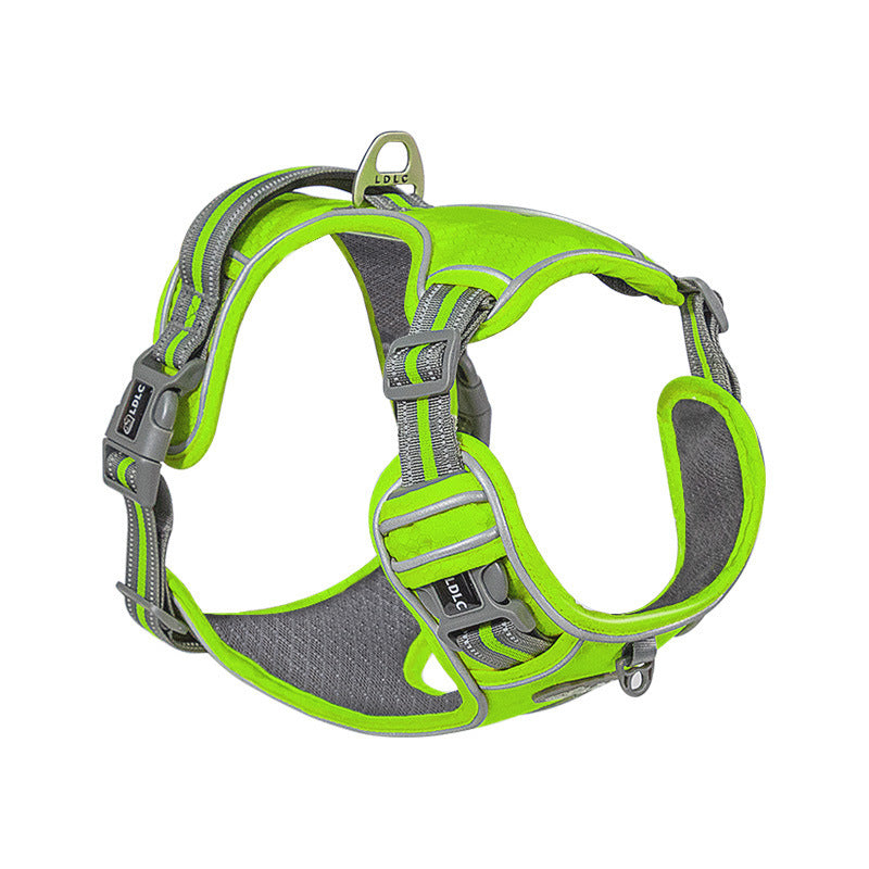 Shock Absorption Comfortable Night Vision Reflective Pet Harness