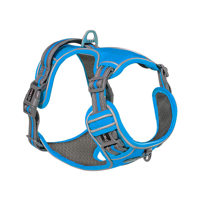 Shock Absorption Comfortable Night Vision Reflective Pet Harness