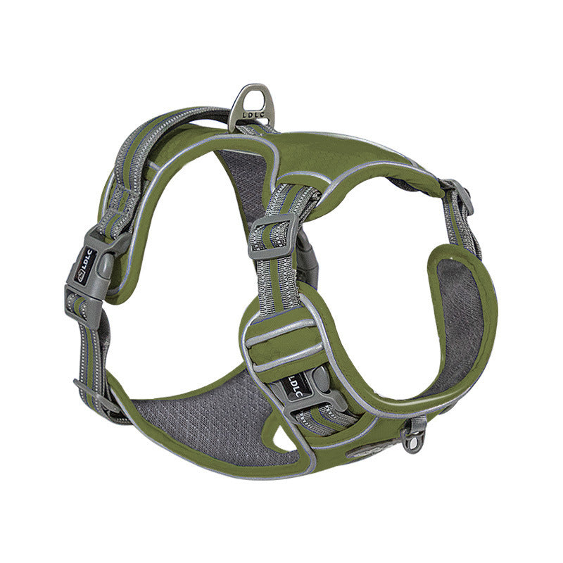Shock Absorption Comfortable Night Vision Reflective Pet Harness