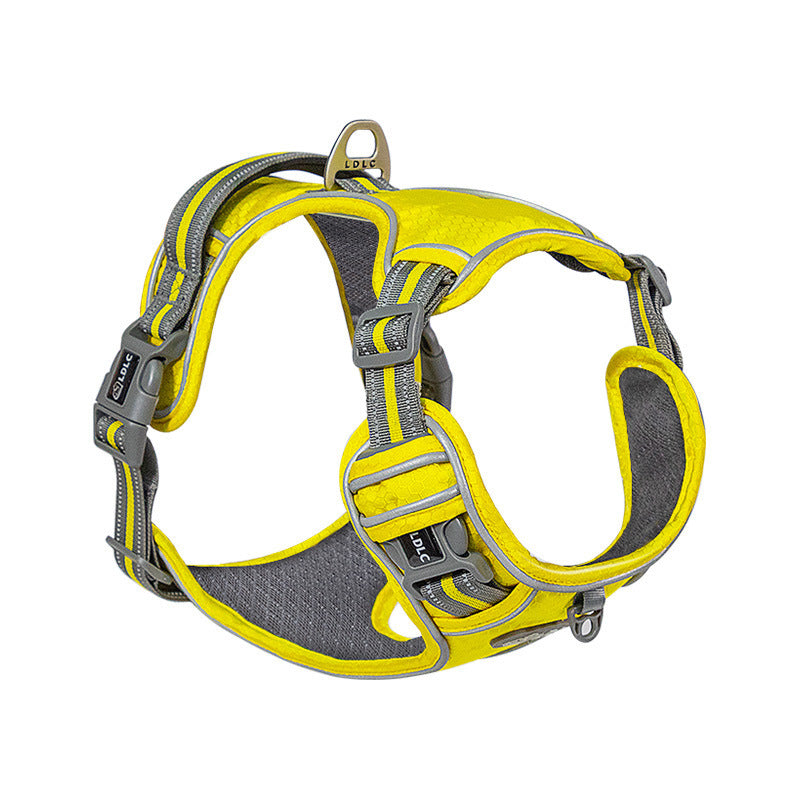 Shock Absorption Comfortable Night Vision Reflective Pet Harness