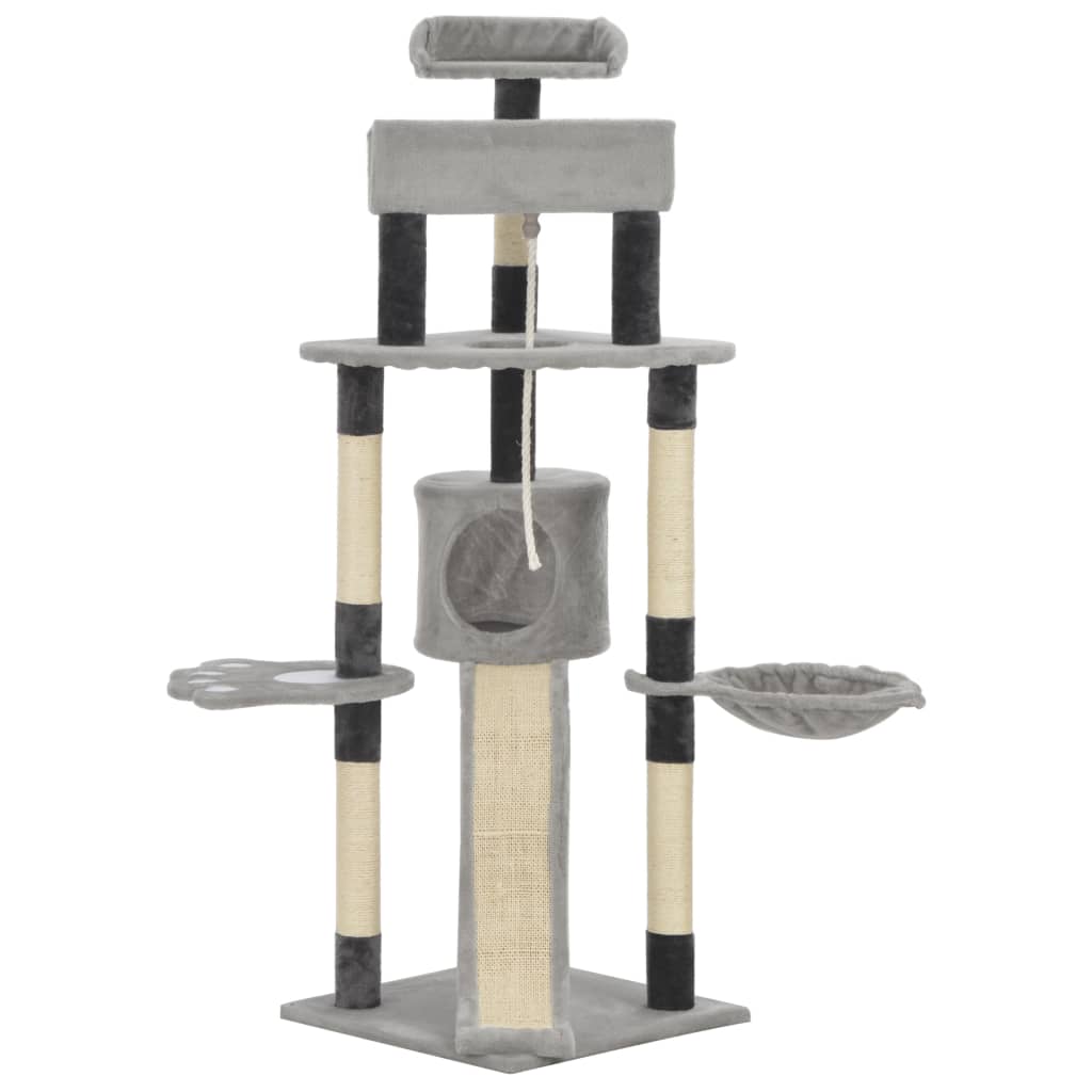 Kissan Kiipeilypuu Sisal-Pylväillä 145 Cm