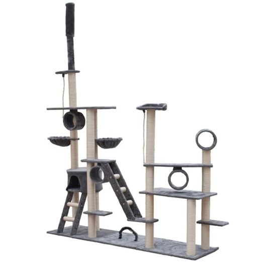 Kissan Raapimispuu Deluxe Plyysi 230-260 Cm Harmaa