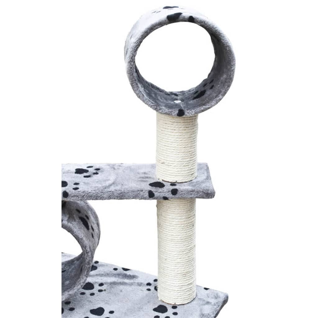 Kissapuu Deluxe 230-260 Cm Harmaa Tassujäljillä