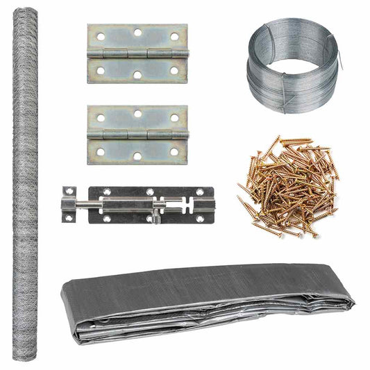 Kanahäkki 1,5X1,5X2 M Teräs